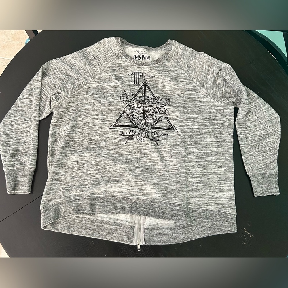 Harry Potter  The Three Brothers Deathly Hallows Sweater (NWOT) Size XL - Picture 3 of 8